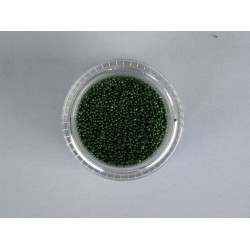 Perlute verde inchis Ornamente